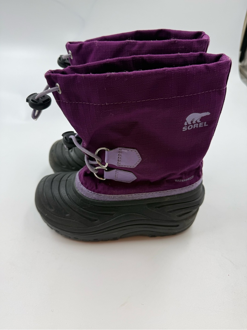 Sorel winter boots youth size 12 purples